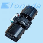 EC dual centrifugal blower with brushless DC motor